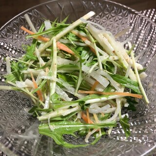 大根と水菜のサラダ